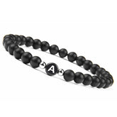 Personalized Agate Letter Bracelet